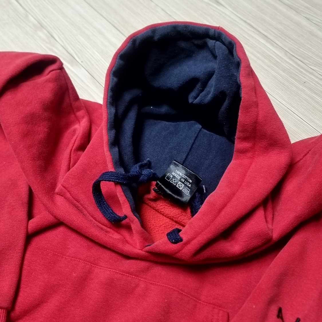 미제 usa 조던 AIR 레드 후드티(100) 상품이미지5