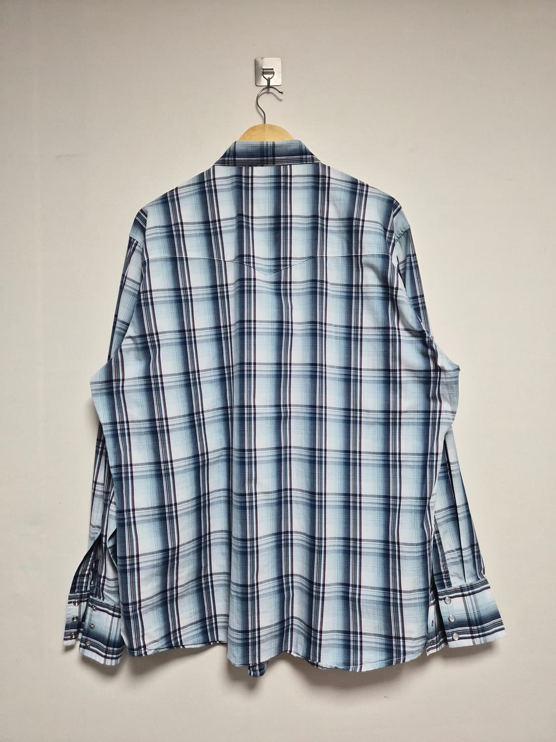 랭글러Wrangler 체크 웨스턴 셔츠 XL - S393 상품이미지2