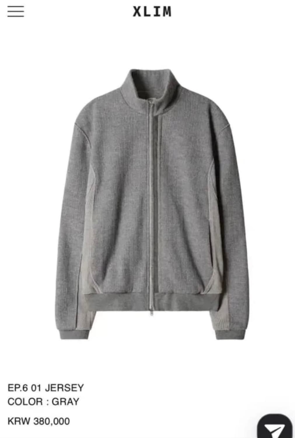 엑슬림 EP.6 01 JERSEY M사이즈  상품이미지1