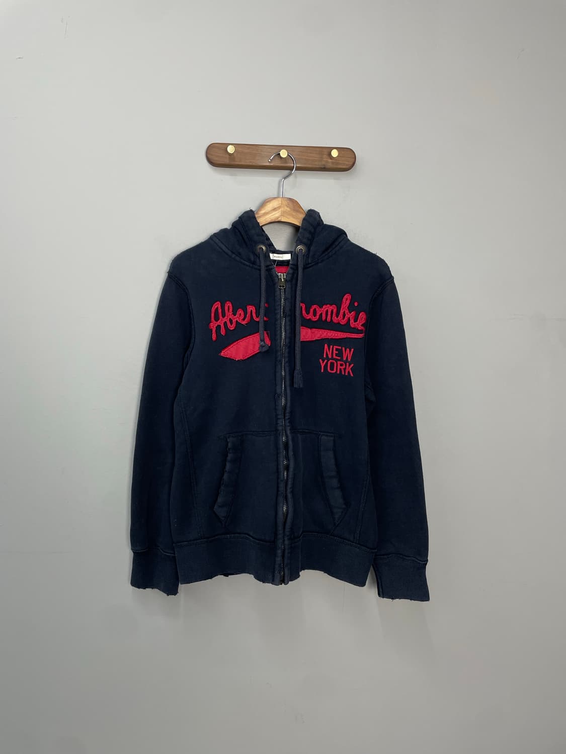 아베크롬비 빅로고 네이비 후드집업 H1658 상품이미지2