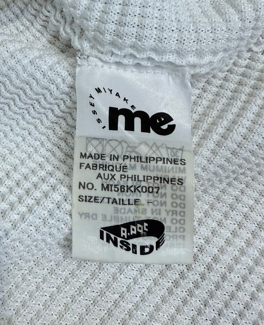 이세이 미야케 ME 캡소매 립 탑 상품이미지3