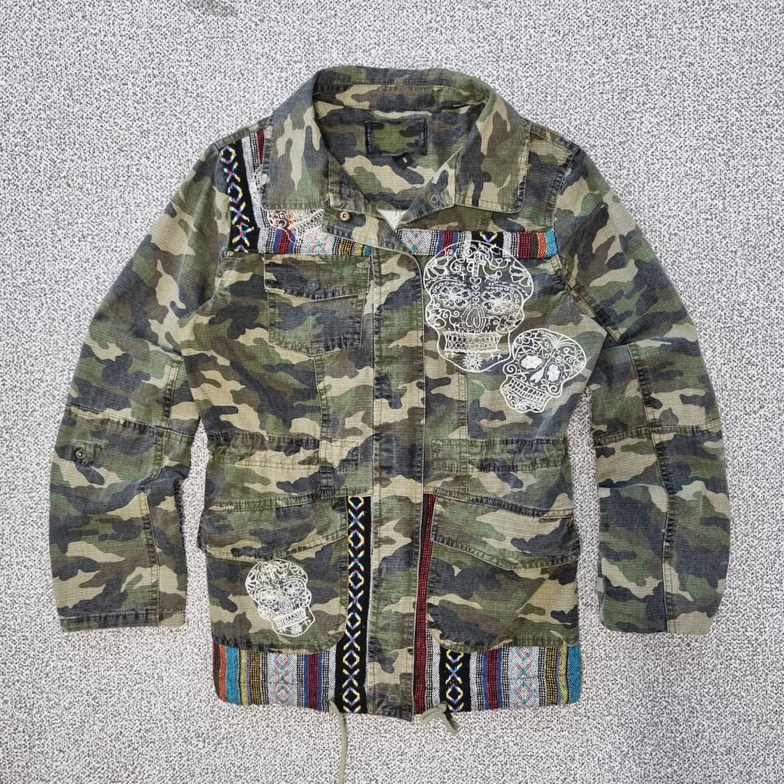 빈티지 카모 자켓  상품이미지1