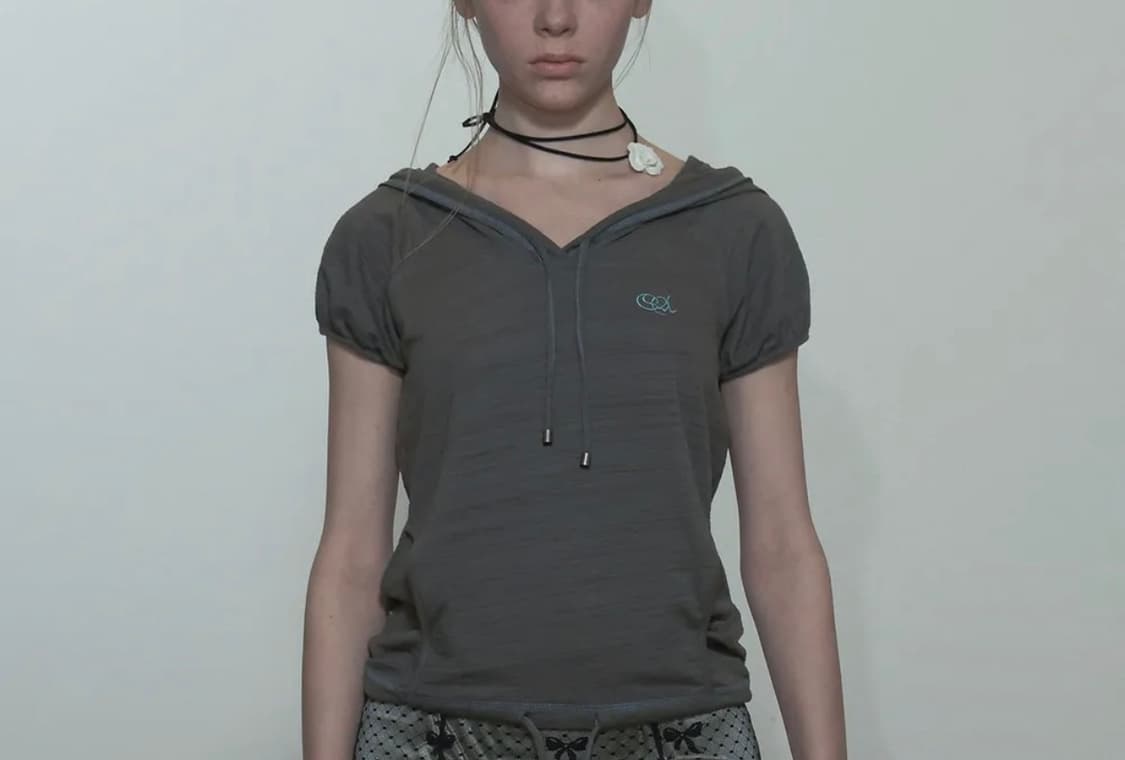 스컬프터 Raglan Hoodie Tee Charcoal 상품이미지1