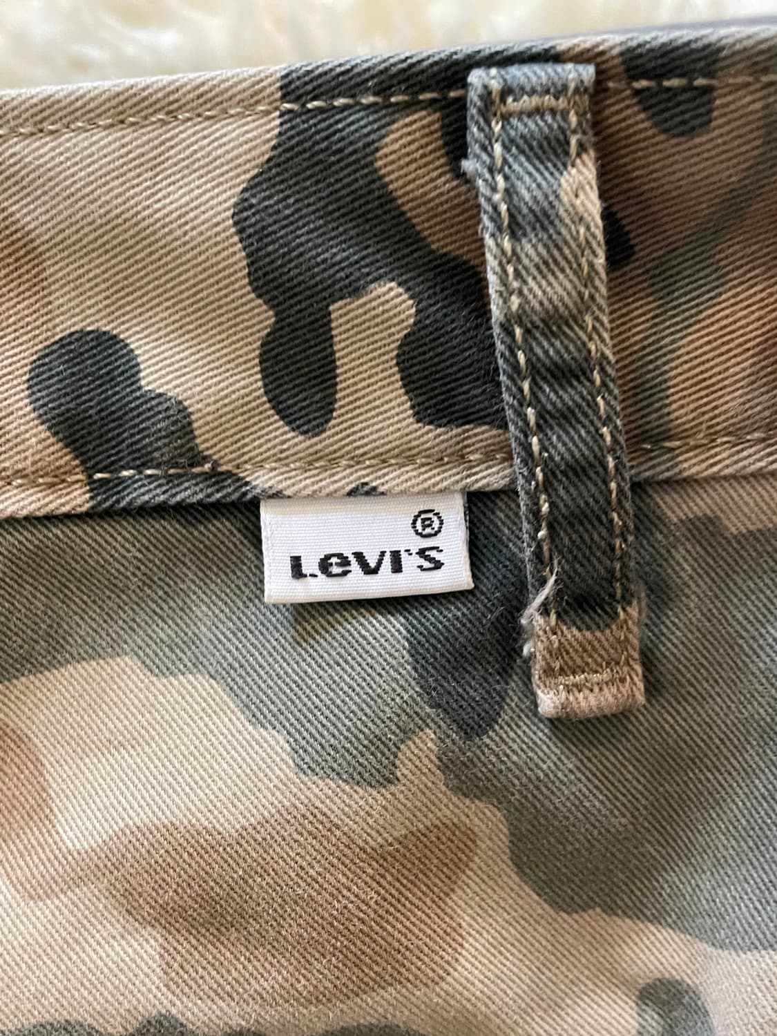 리바이스 카모 카고 반바지 화이트탭 상품이미지6