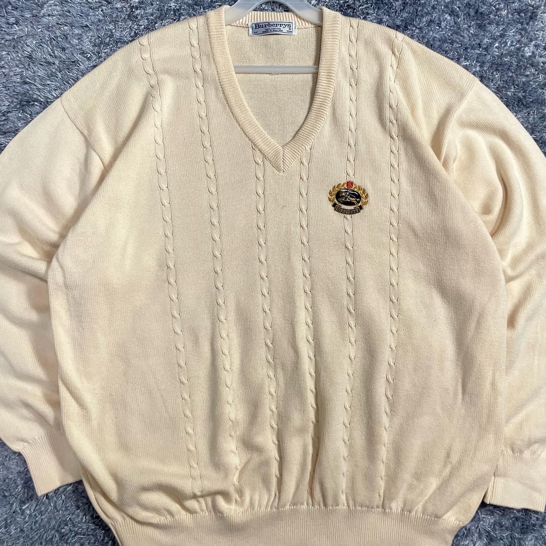 Burberrys 버버리 크레스트 꽈배기 니트 상품이미지2