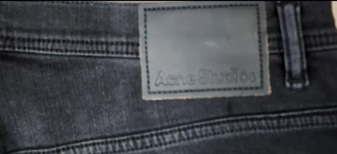아크네스튜디오 슬림핏 데님 팬츠 유즈드블랙 33-34 23SS 상품이미지5