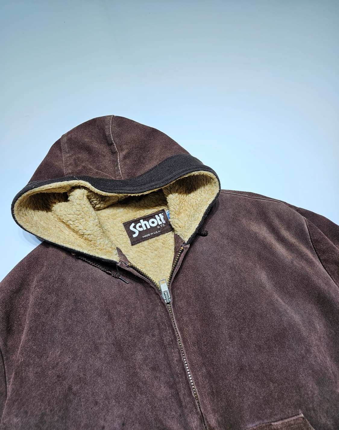 쇼트 아카이브 스웨이드 액티브 후드자켓[48] 상품이미지2