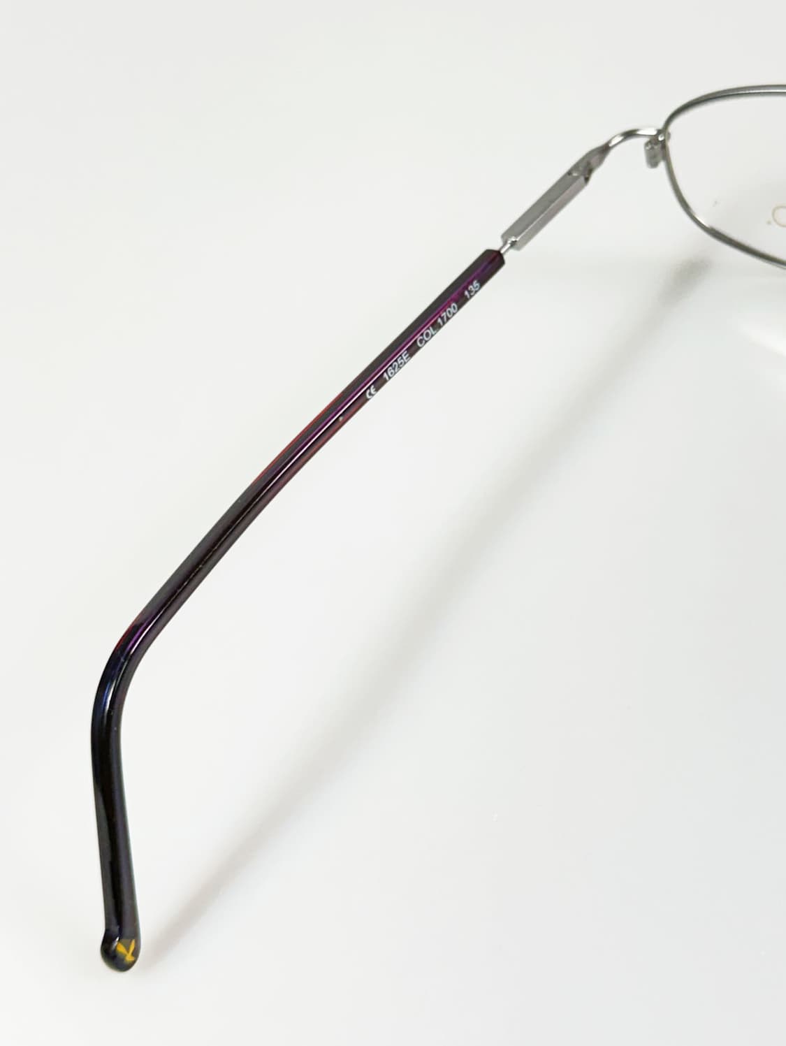90s KALEIDO 실버 메탈 슬림 오벌 프레임 빈티지 안경 상품이미지7