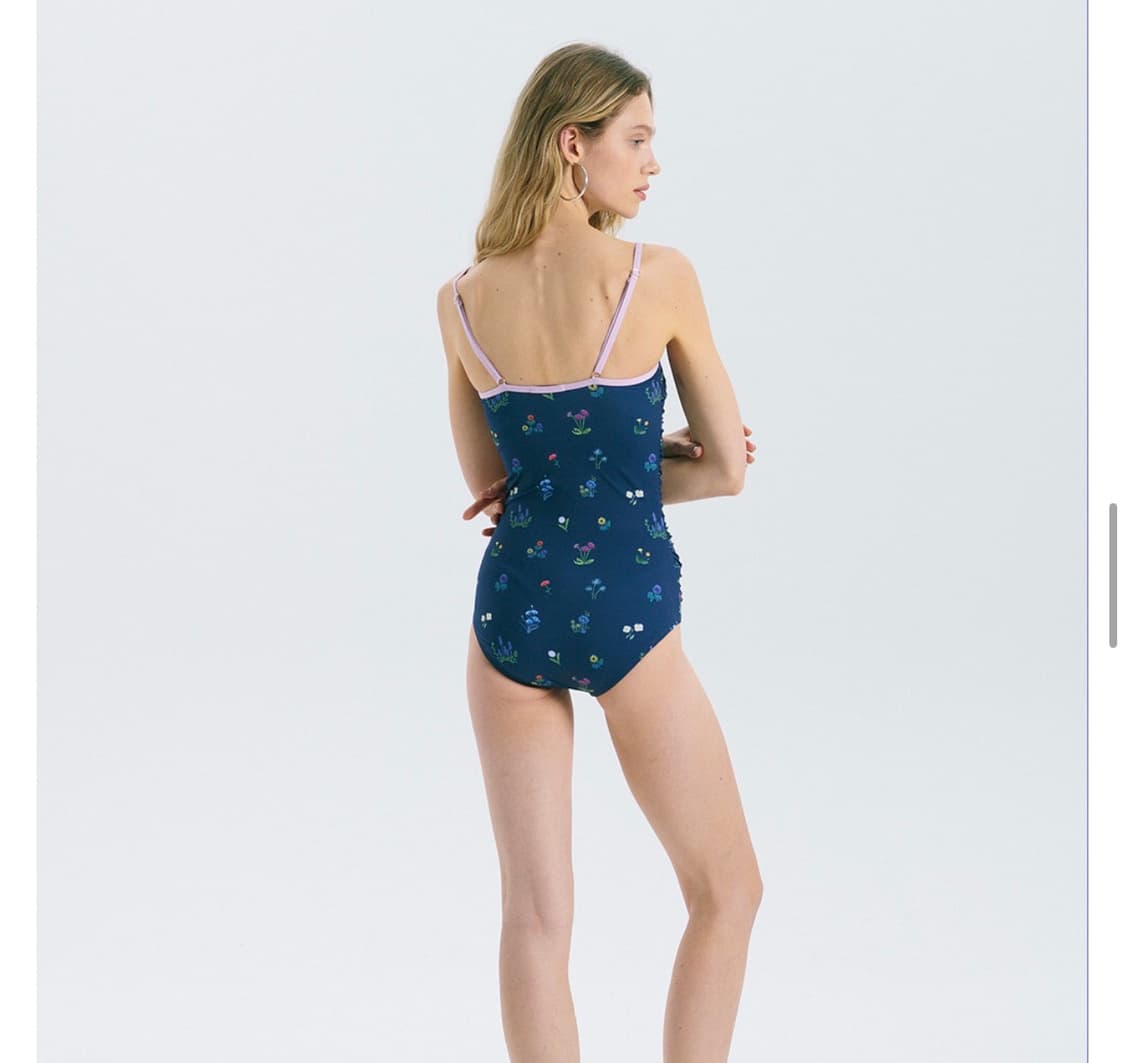 센토르 플라워 셔링 스윔웨어 네이비 원피스 수영복 상품이미지7