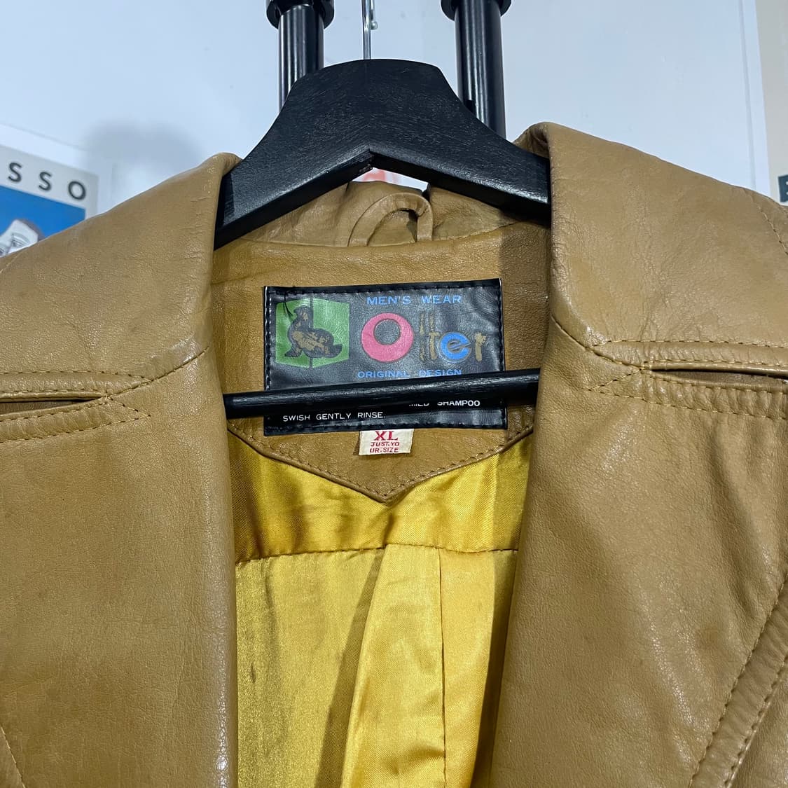 레더 벨티드 코트 상품이미지9