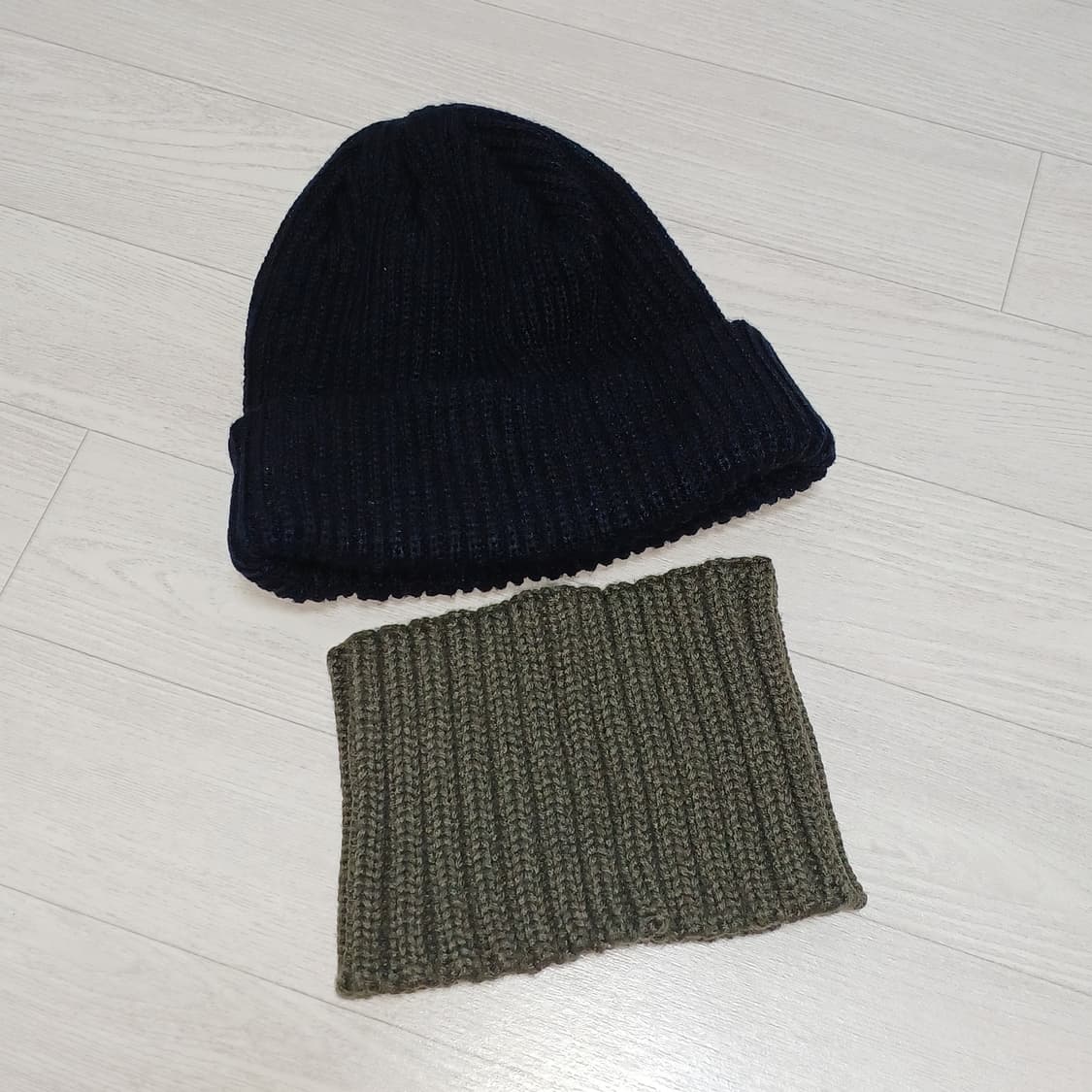 블랙업 골지 비니 헤어 밴드 상품이미지1