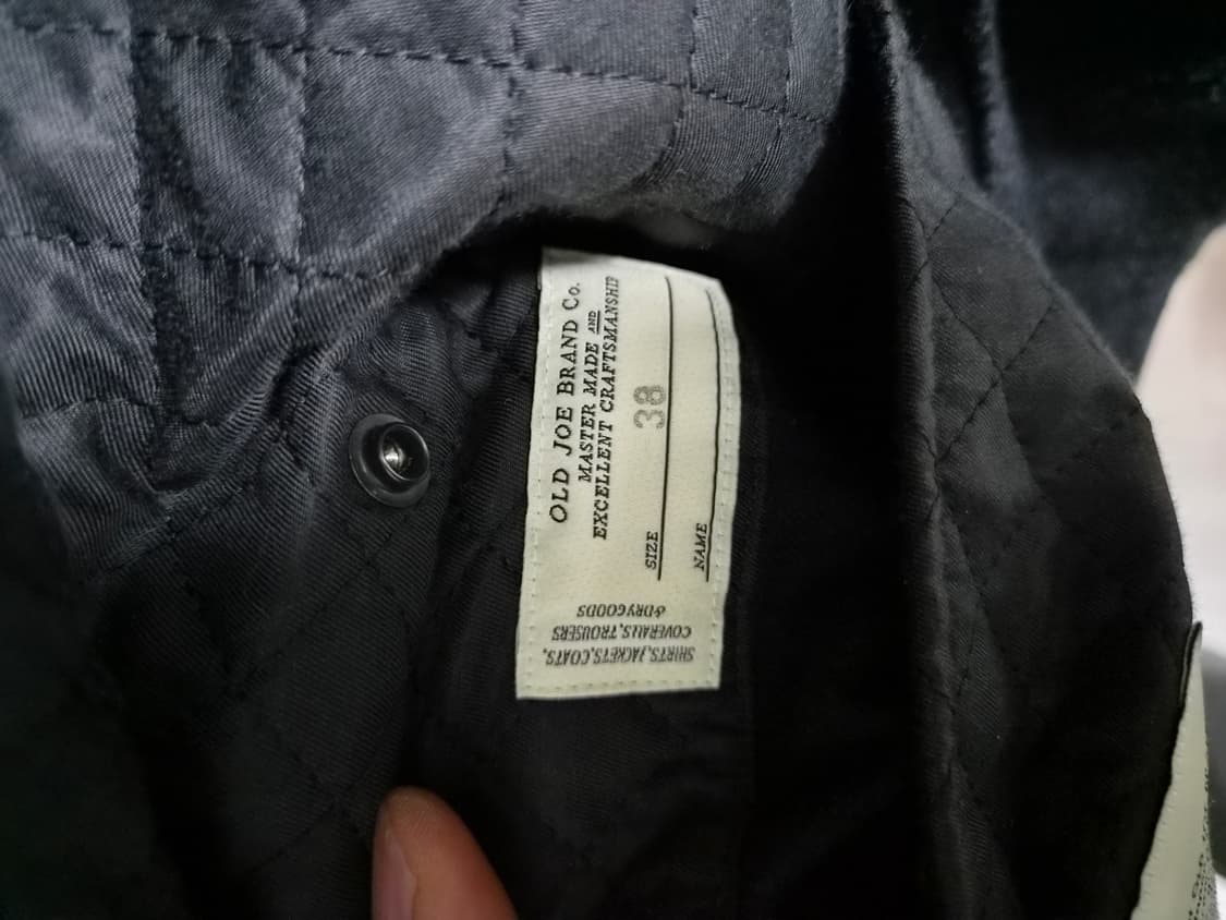 올드조 old Joe 캐시미어멜튼새들 코트 38 상품이미지5