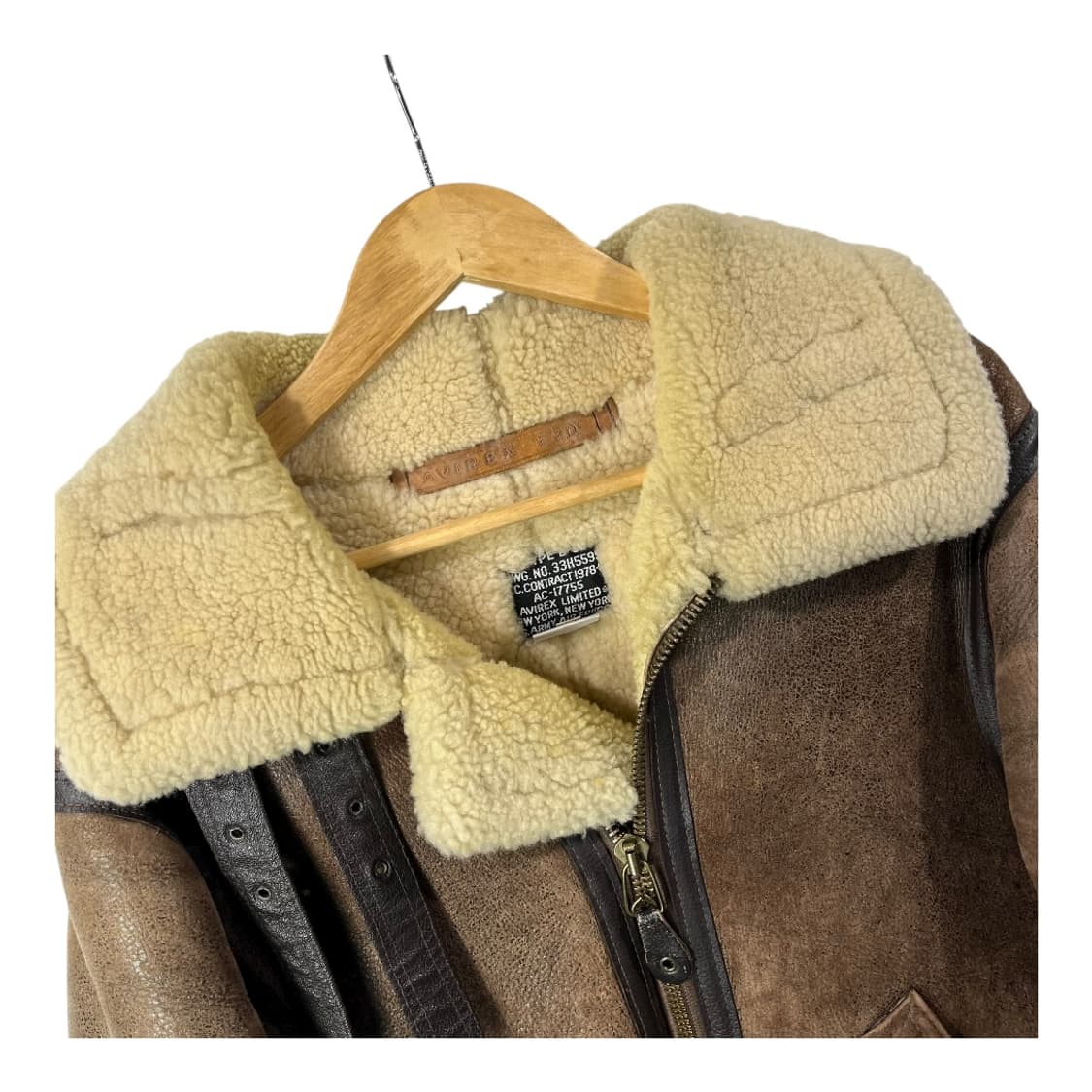 [Avirex] 아비렉스 USA B-3 무스탕 상품이미지3