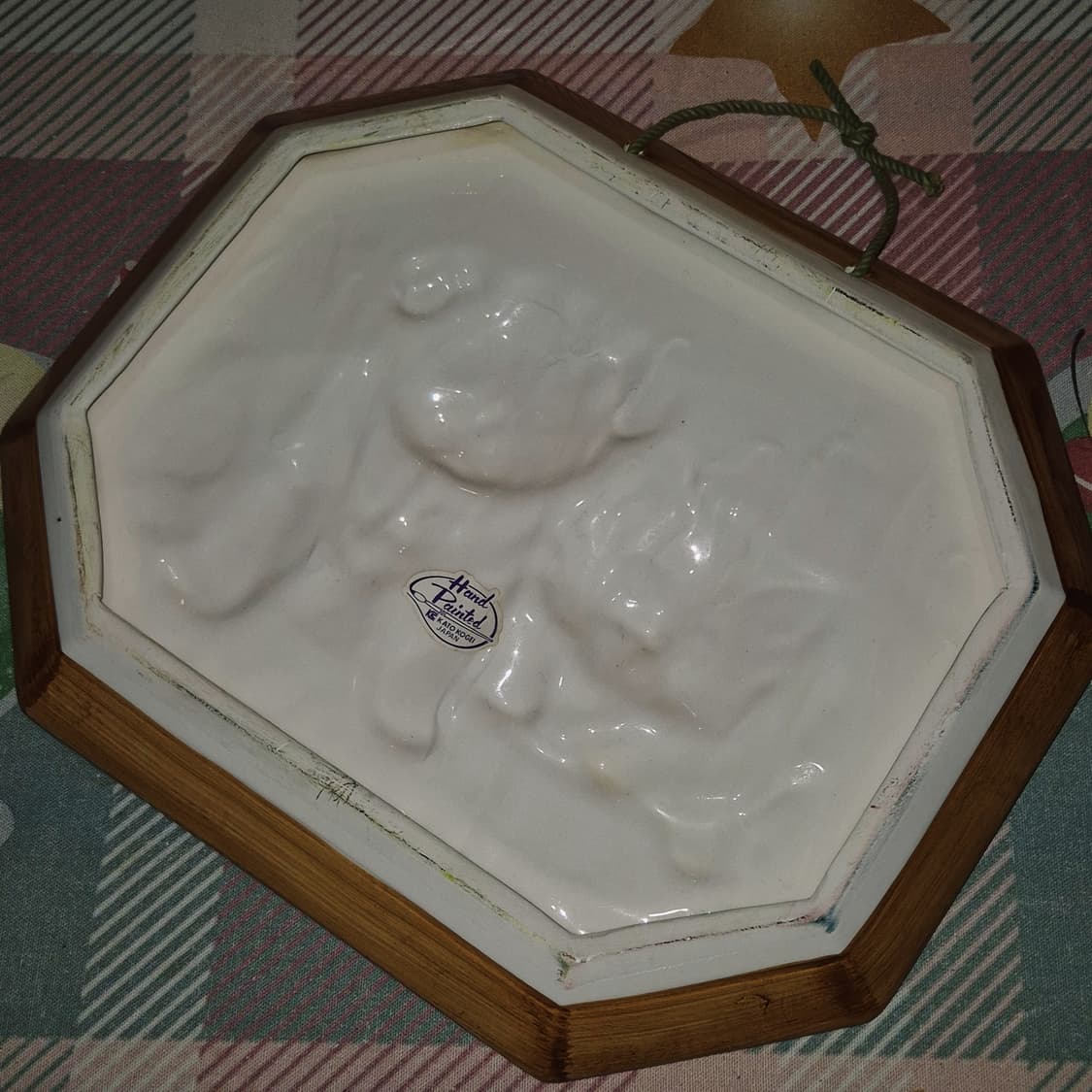 70s 가토 고양이&강아지 포셀린 벽걸이 3D 액자 상품이미지10