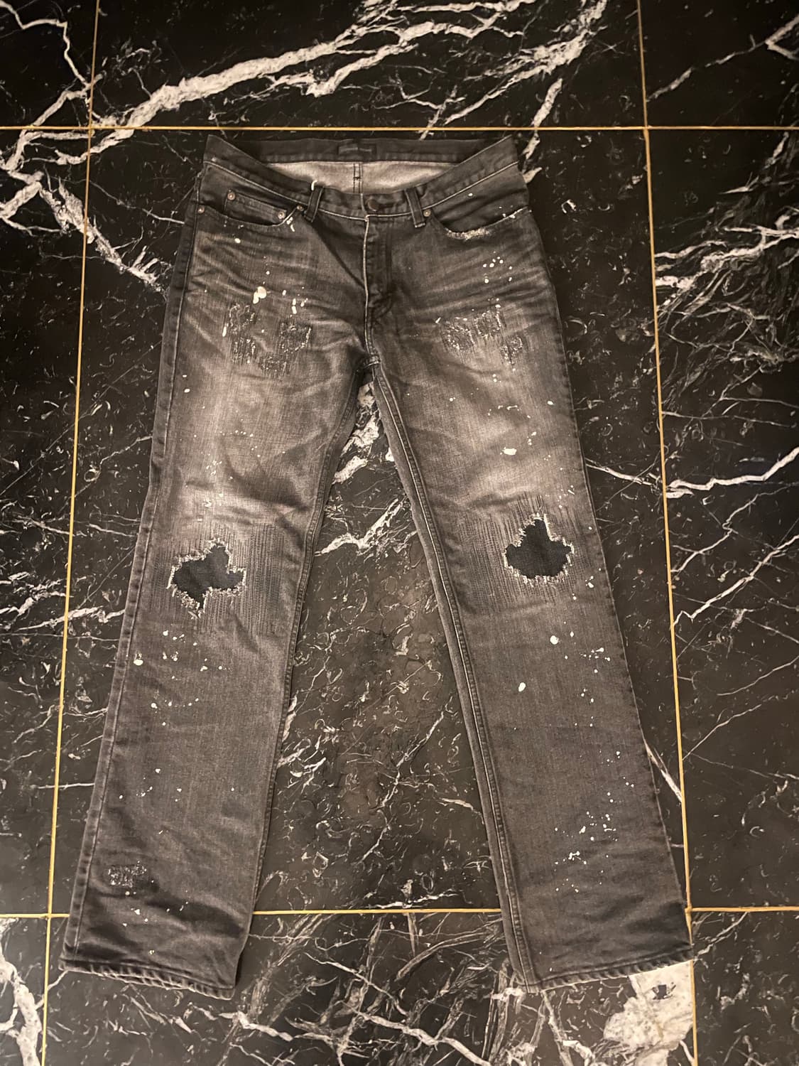 넘버나인 복각판 총알데님 블랙 상품이미지1