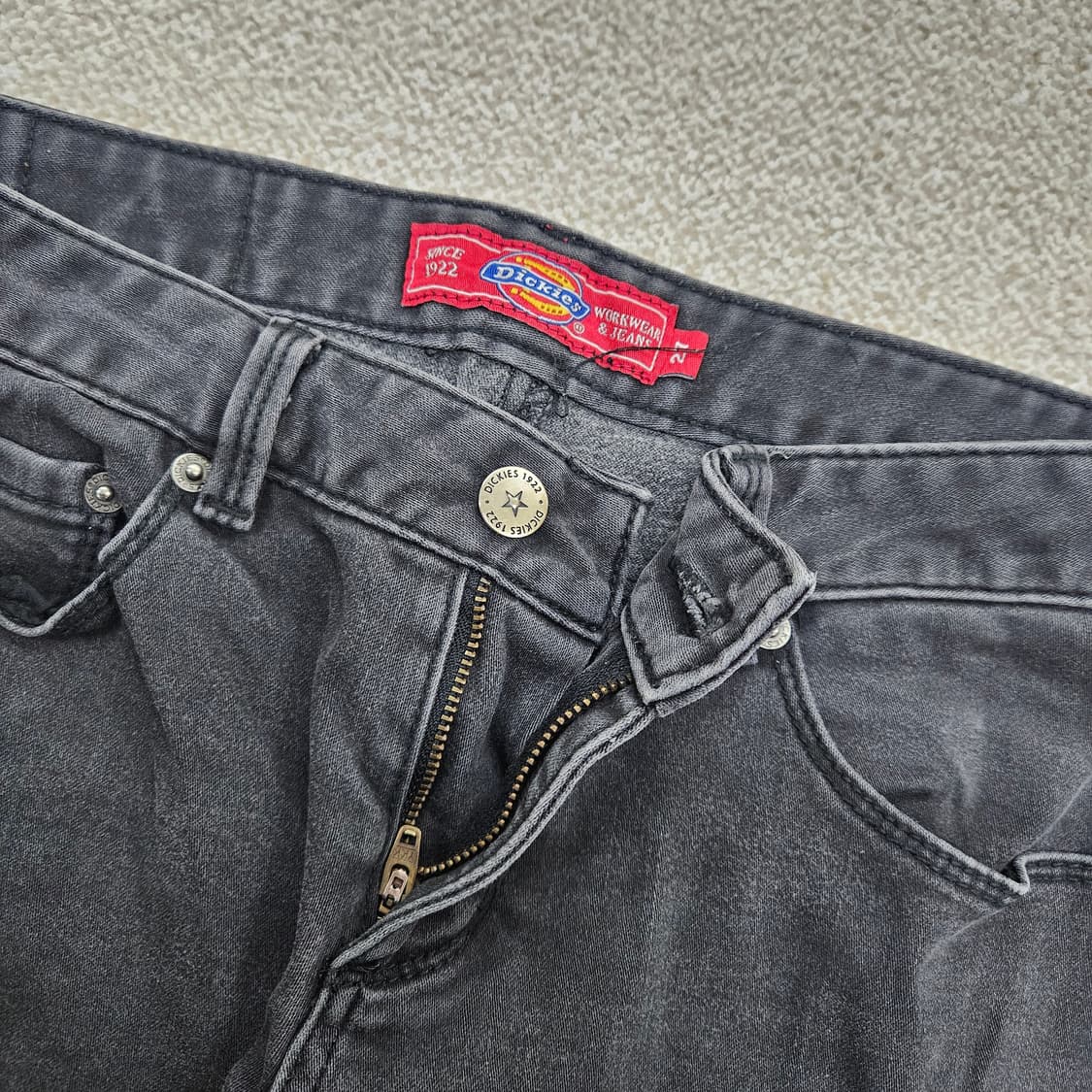 [27] 디키즈 워크웨어 블랙 데님 팬츠 1204JM1 상품이미지2