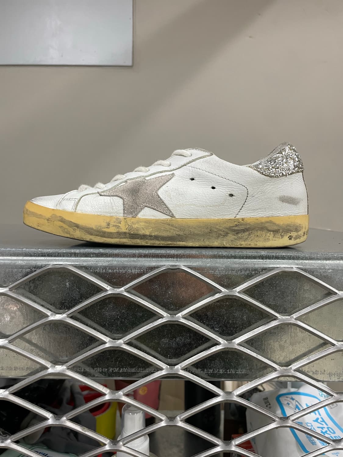 골든구스 슈퍼스타 화이트 글리터 35 (gr-4236) 상품이미지1