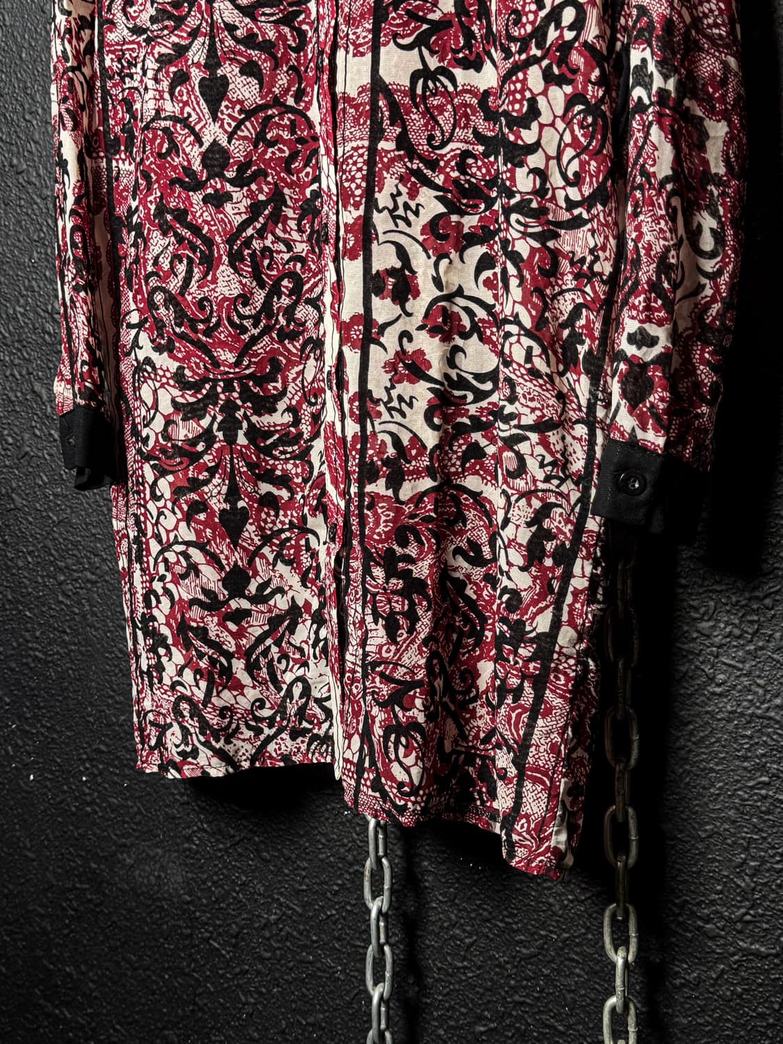Damask Pattern Long Shirt 상품이미지9