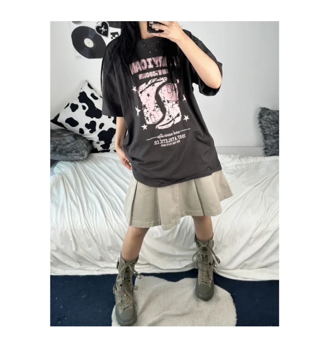 키미스 OOTJ 플리츠 스커트 베이지 새상품 상품이미지2