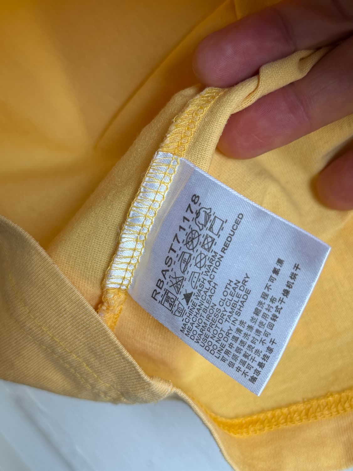 Roxy 록시 옐로우 컬러 크롭 반팔티 M 상품이미지5