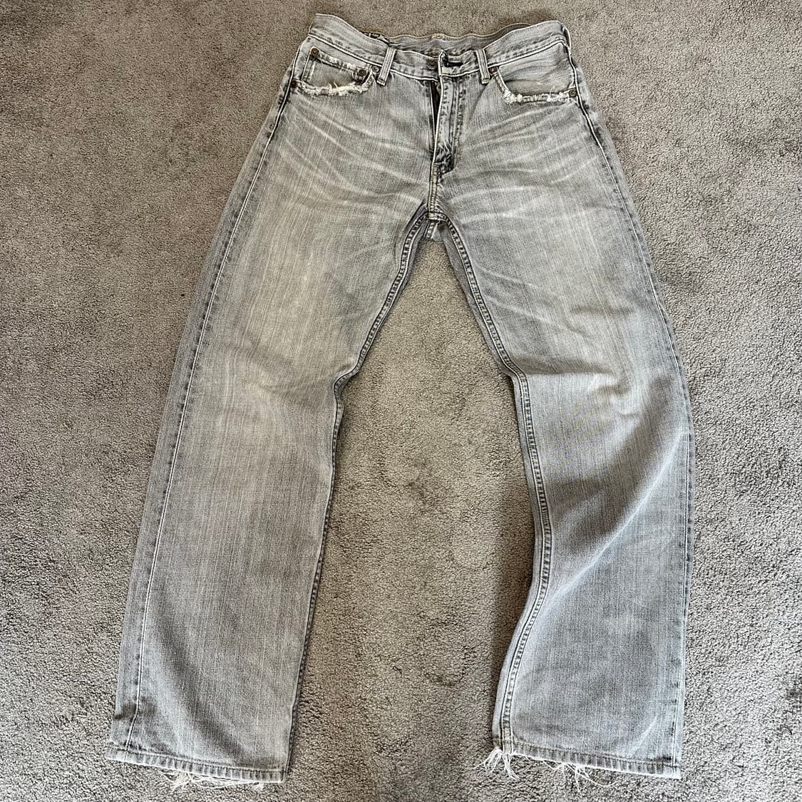 리바이스503 그레이 셀비지 레귤러 데님 팬츠(30) 상품이미지3