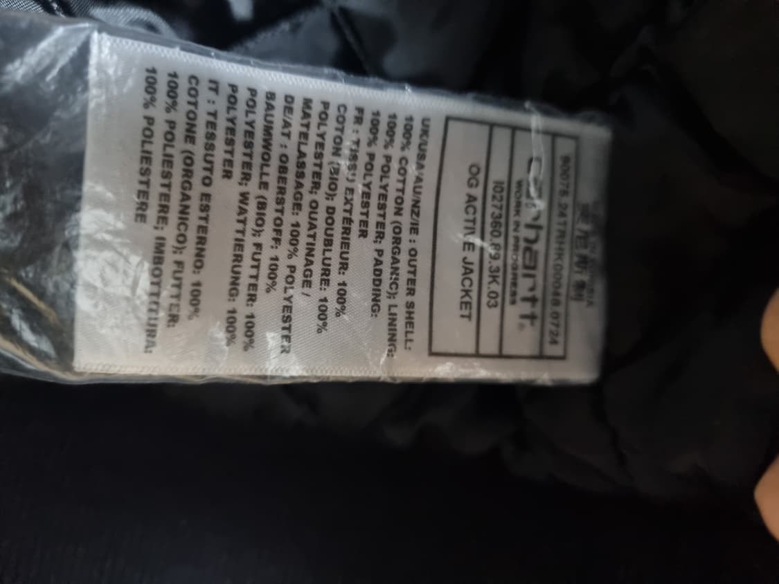 칼하트윕 og 액티브자켓 s사이즈 상품이미지5