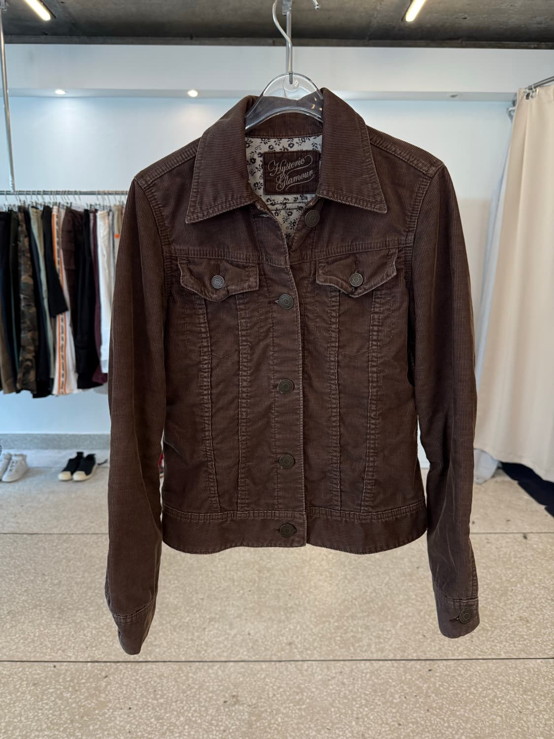 Hysteric Glamour brown coduroy jacket 상품이미지1