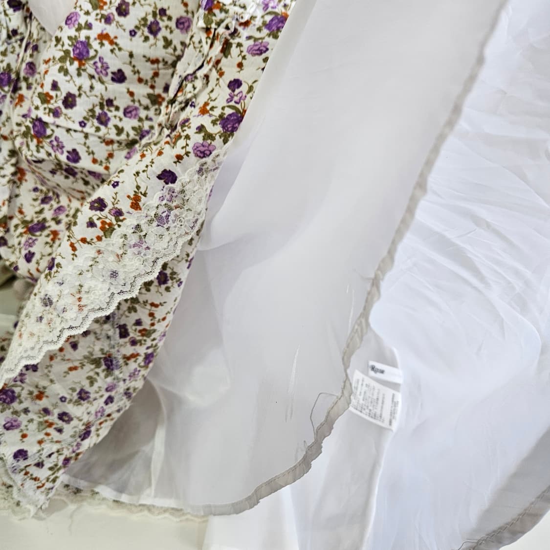 라벤더 플라워 레이스 리본 원피스 상품이미지8