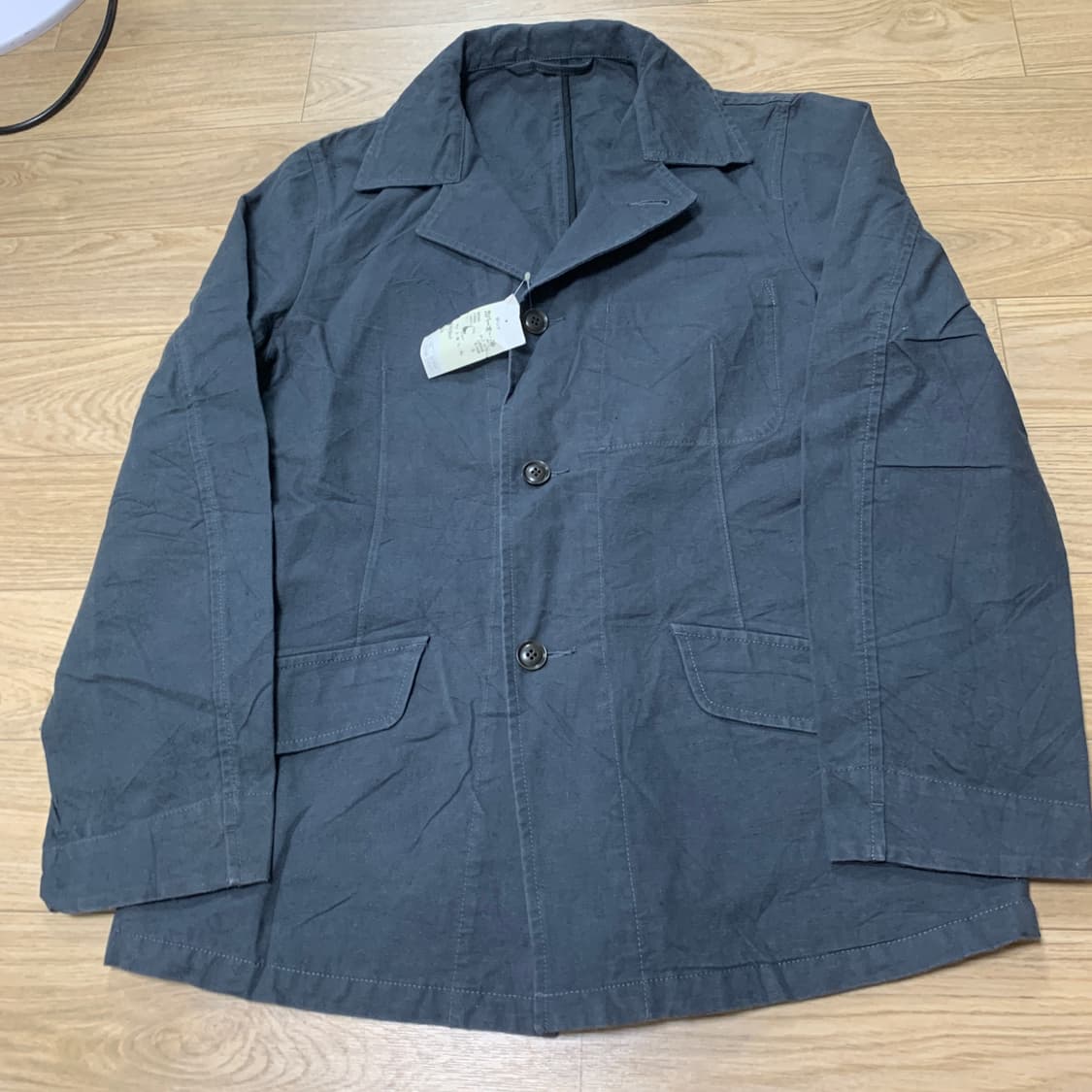 L) MUJI 무인양품 06s 비매품 샘플 덕캔버스 워크 초어자켓 상품이미지1