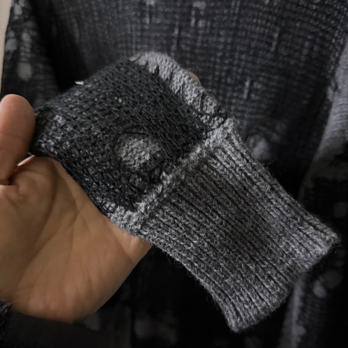 디젤 남녀공용 디테일 두툼 니트 M (남성 95, 여성 77정도) 상품이미지3