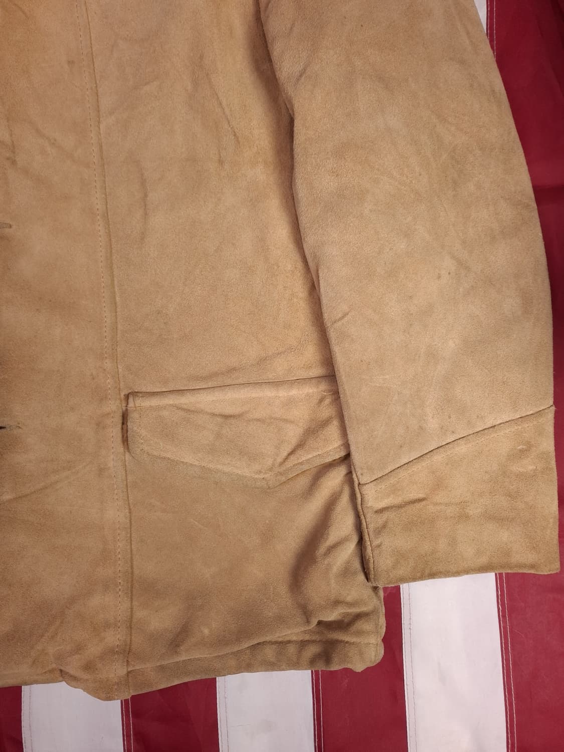 오리지날 80's 시어스 리얼스웨이드 코트 상품이미지5