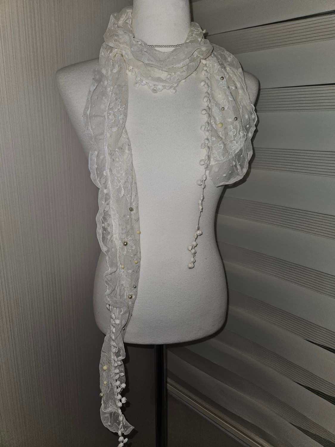 빈티지 레이스 머플러 상품이미지2