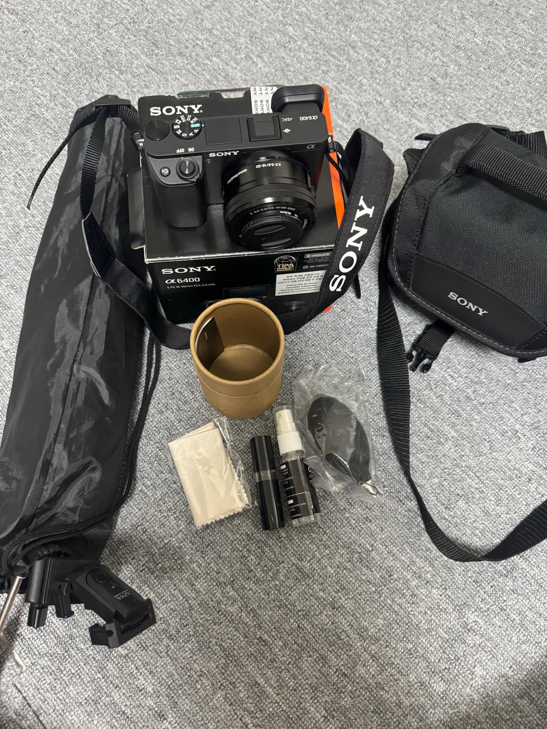 소니 a6400 미러리스 16-50 oss 카메라 정품 세트 +삼각대 상품이미지3