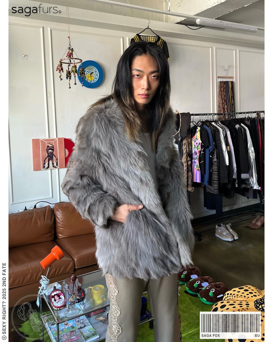 SAGA European Silver Fox For Coat 상품이미지1