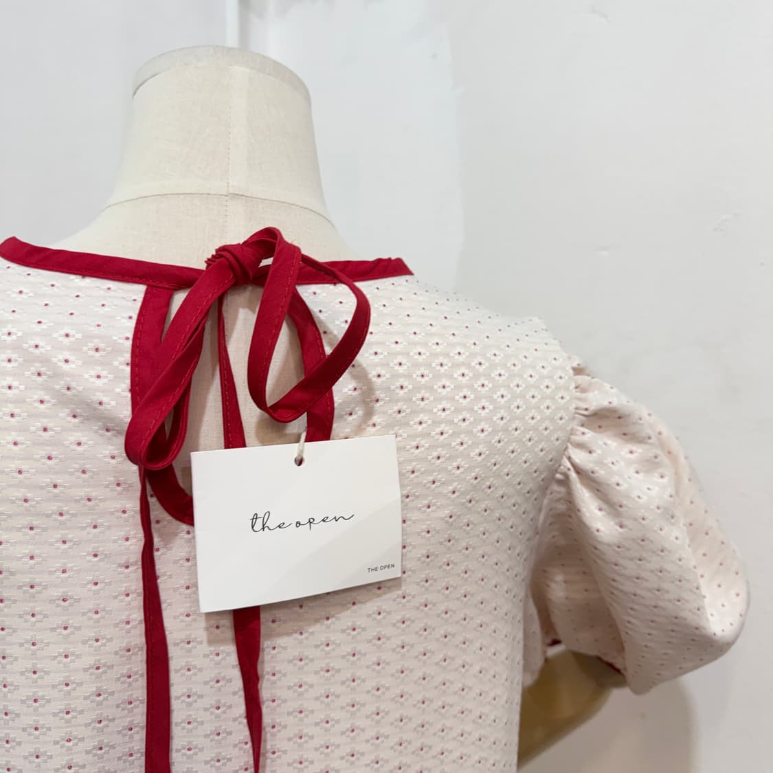 Theopen 더오픈 퍼프원피스 자수 레이스원피스 3449 상품이미지4