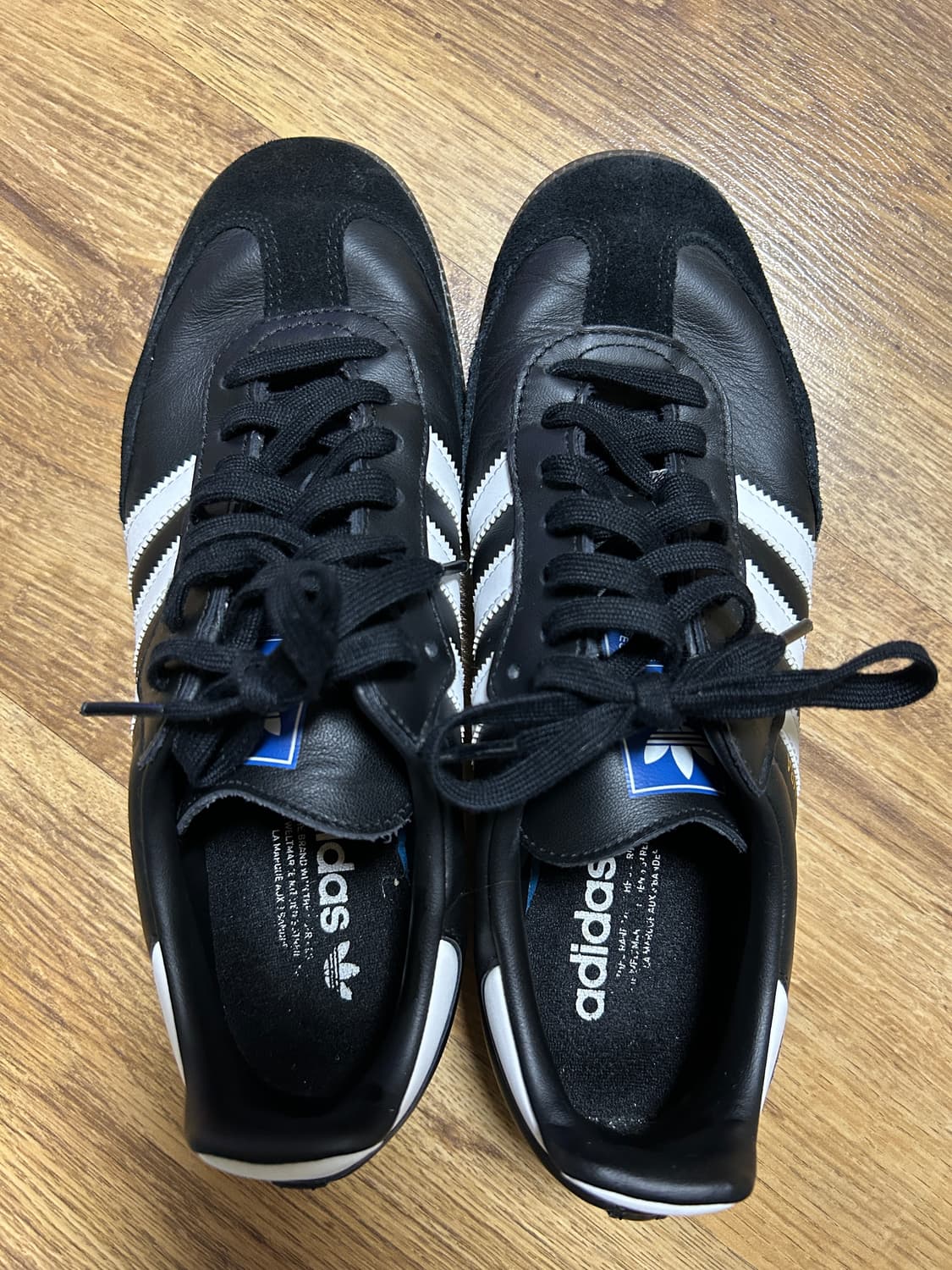 아디다스 삼바 OG 블랙 화이트 검 265 상품이미지1