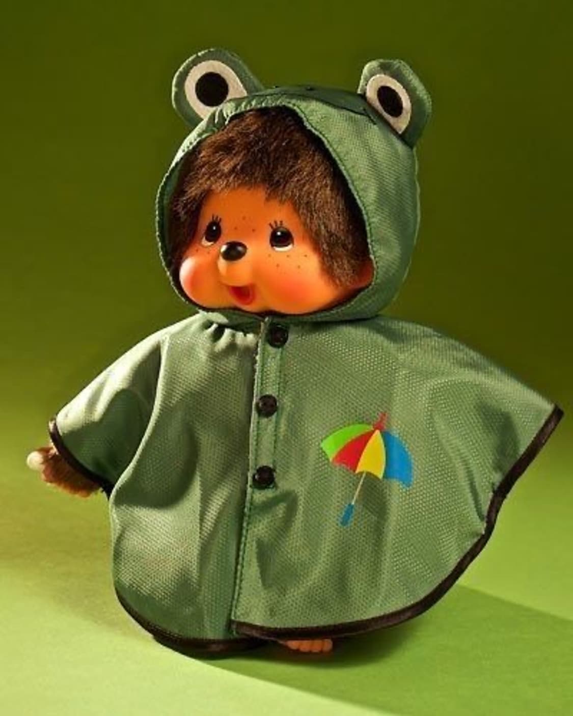 고전 몬치치 개구리 우비 인형 M🐸 상품이미지3