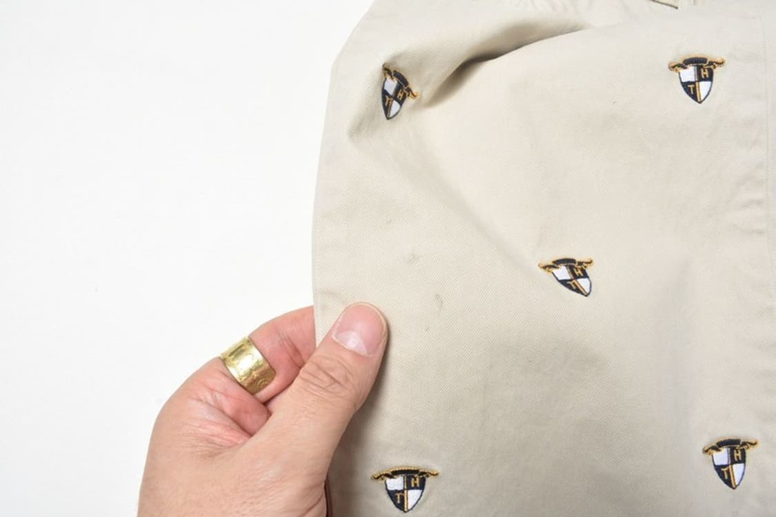 타미힐피거 와펜 자수 코튼팬츠 면바지 34 상품이미지6