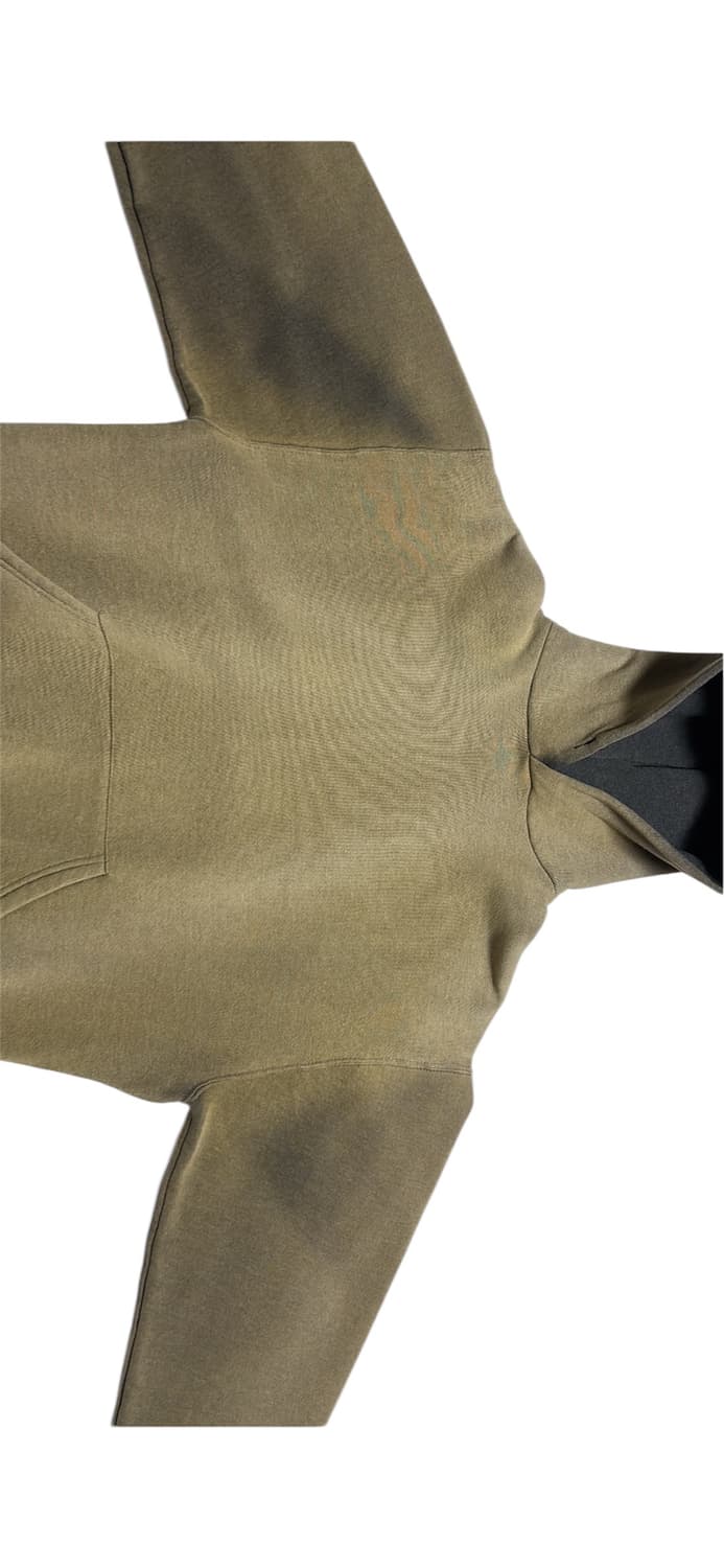 90s Russell hoodie paded beige 상품이미지2