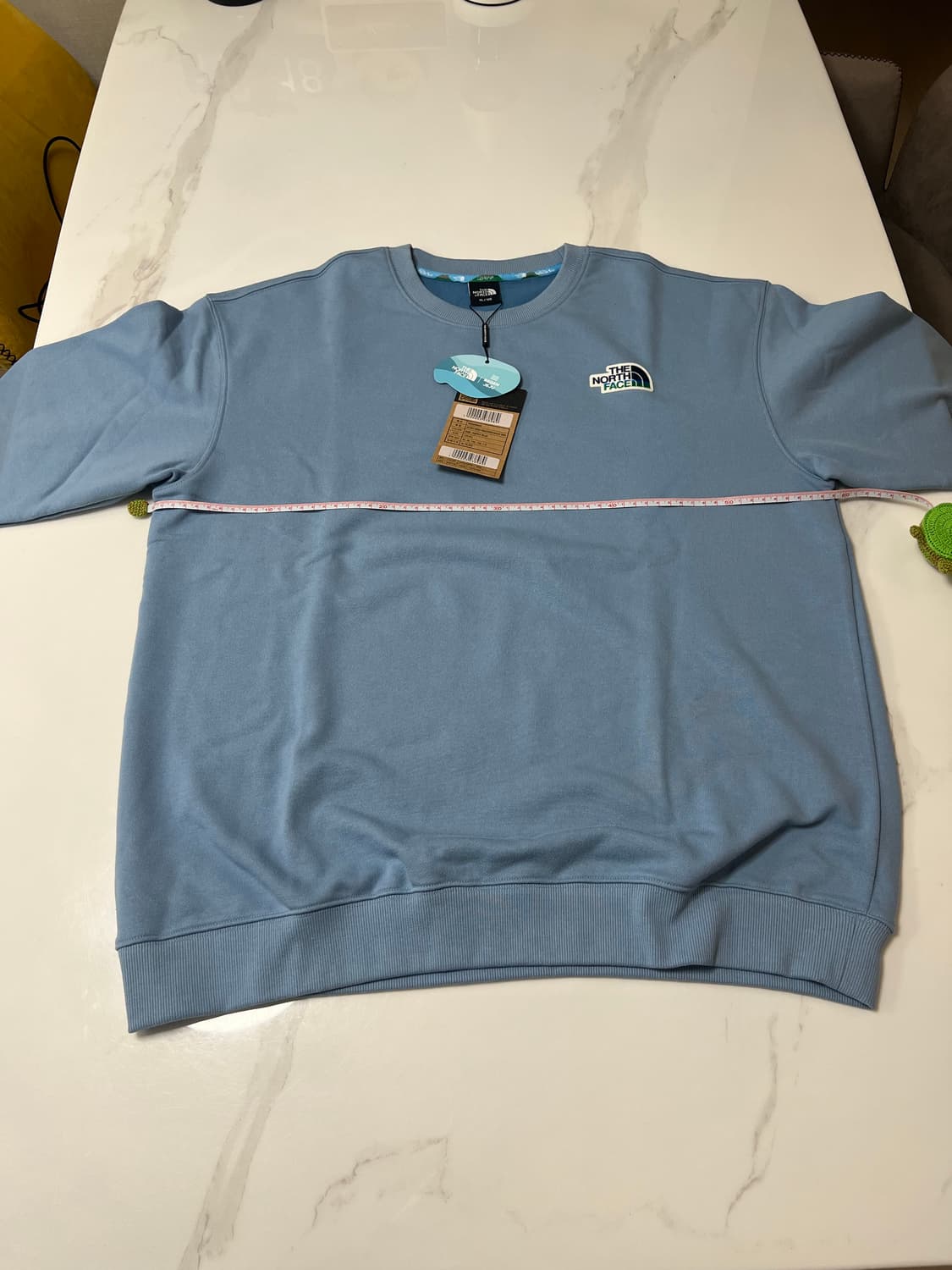 [XL] 노스페이스 제주 삼다수 스웨트셔츠 블루 새상품 상품이미지2