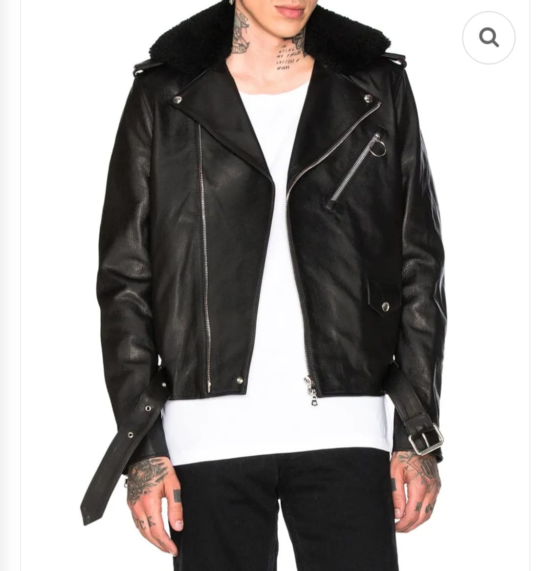 아크네 스튜디오 아라키 가죽자켓 48 상품이미지9