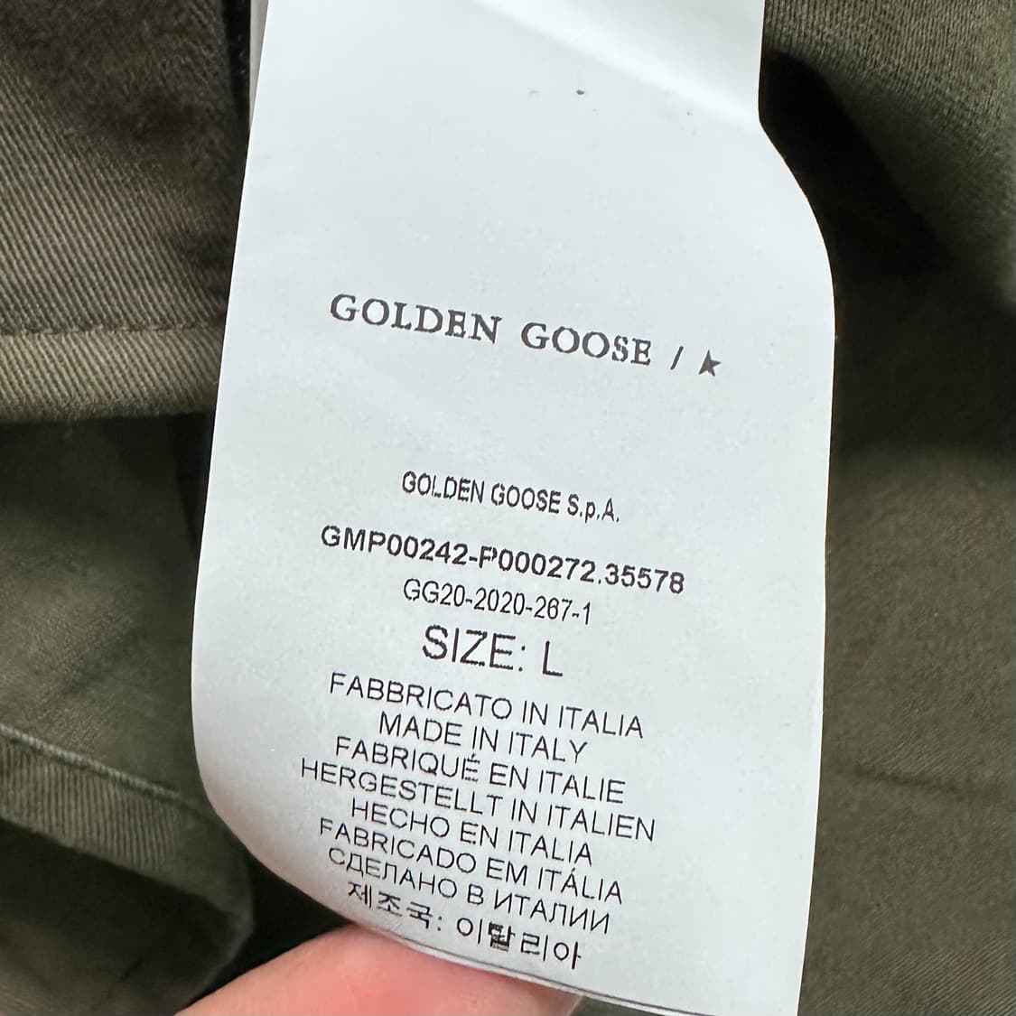 골든구스 밀리터리 필드 자켓  상품이미지8