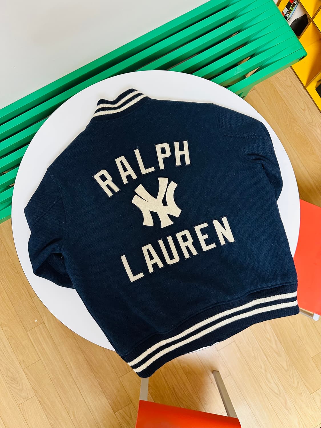 21fw 폴로 랄프로렌 양키스 mlb 울 바시티 L 상품이미지5