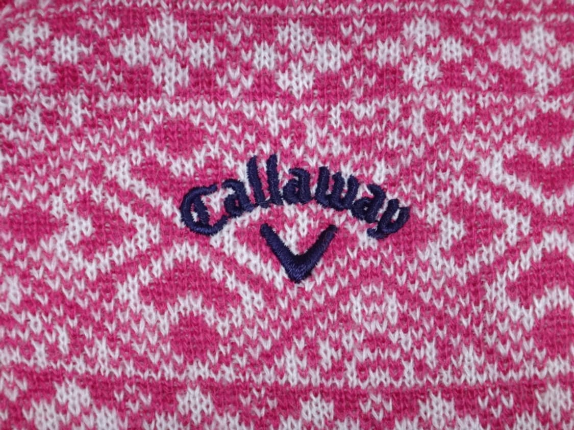 (M) 캘러웨이 골프 여성 브이넥 방풍 니트 상품이미지4