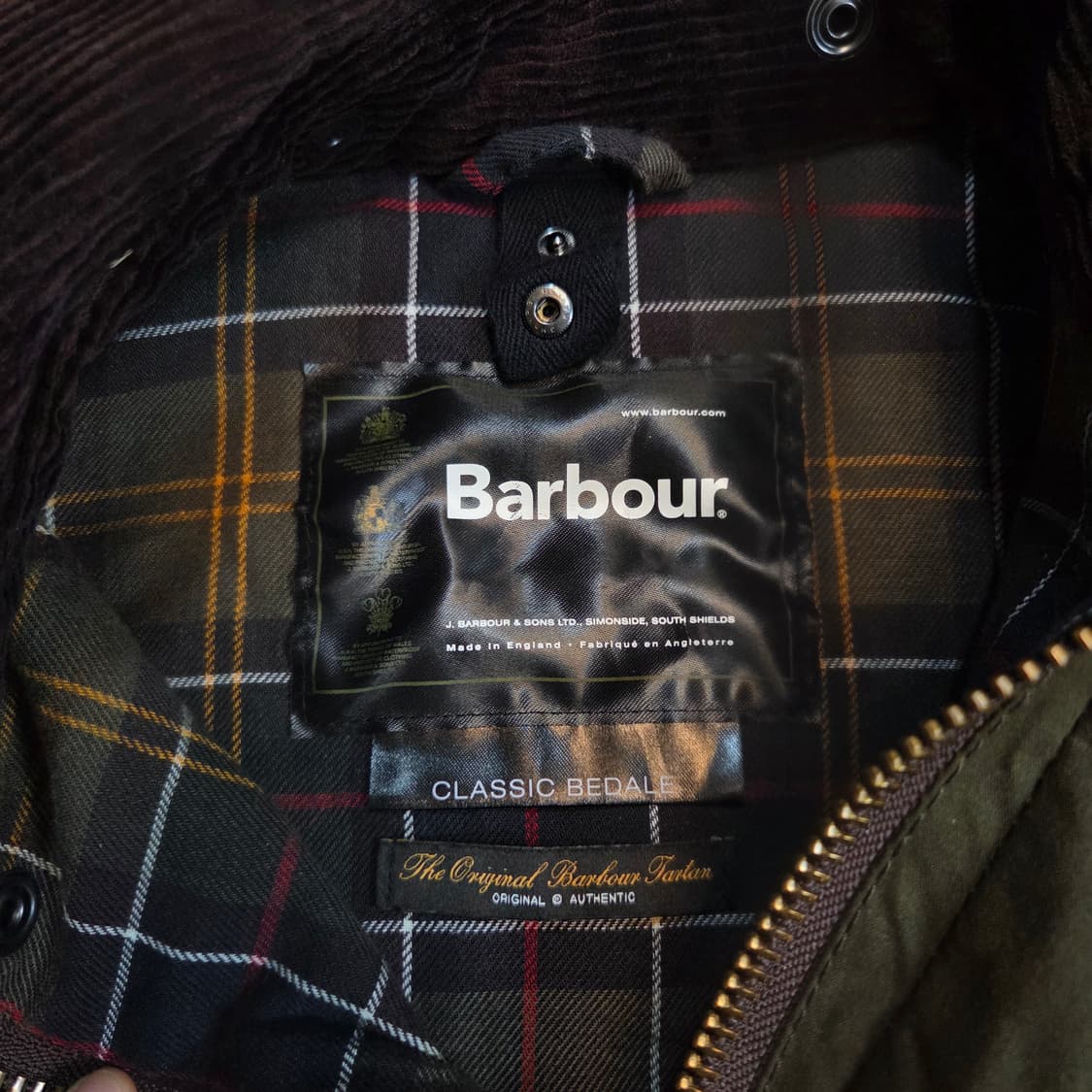 바버 비데일 왁스 자켓 (XL)
 상품이미지7