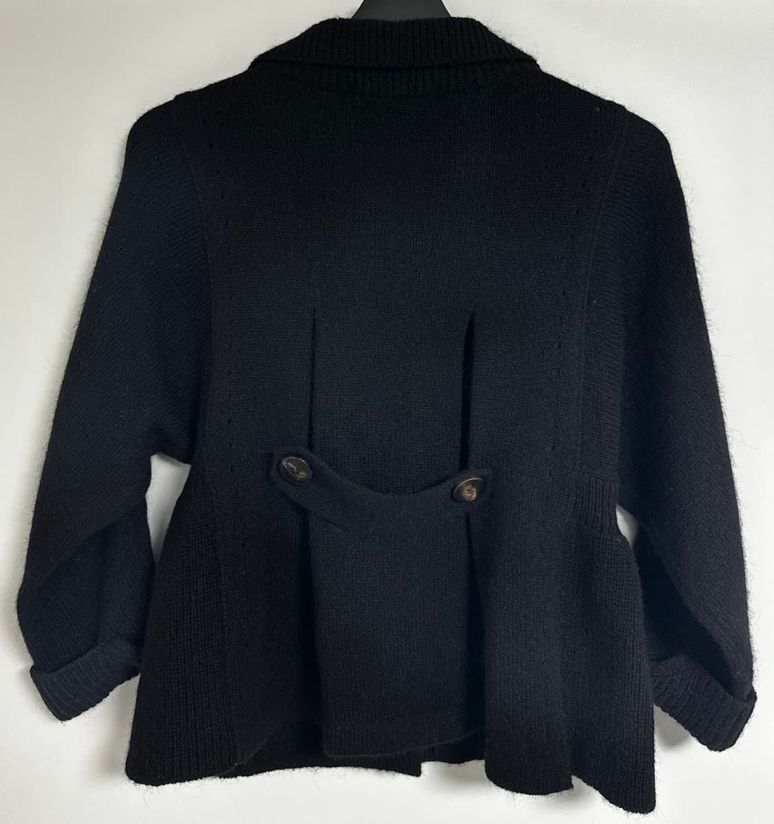 [SYSTEM] 여성 블랙 자켓형 니트 가디건 상품이미지4