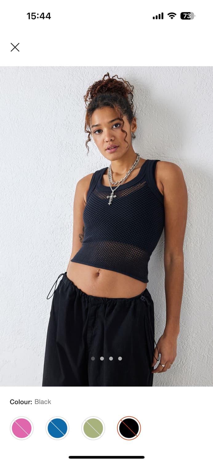 어반아웃피터스 시스루 탱크탑 상품이미지1