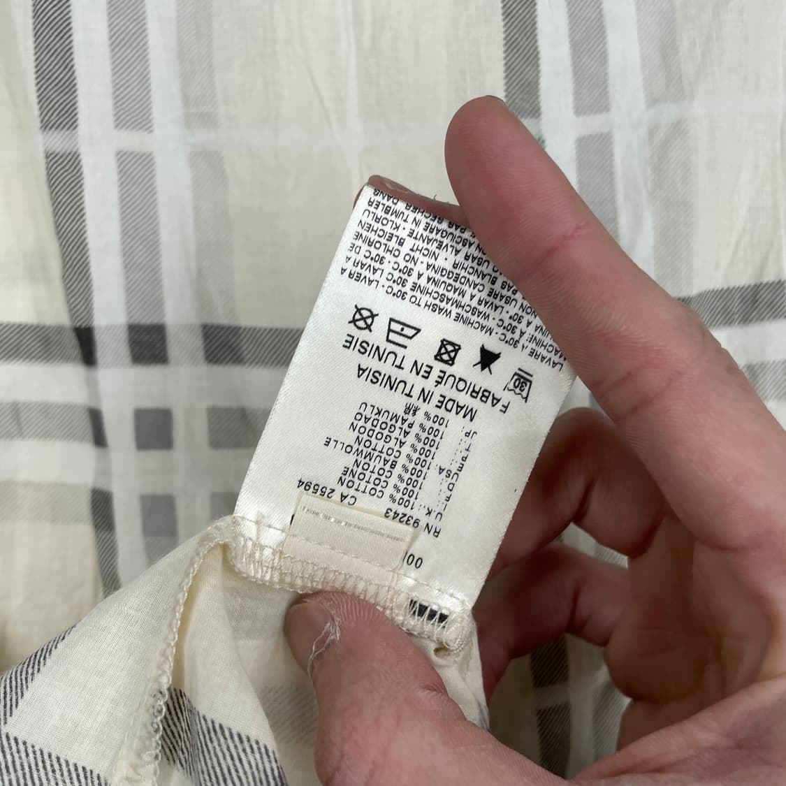 디젤 체크 패턴 반팔 상품이미지5