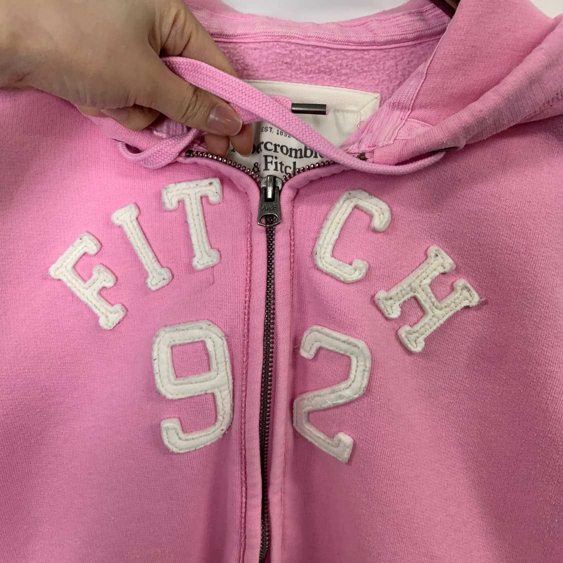 아베크롬비 y2k 와투케 딸기우유 후드집업 상품이미지4
