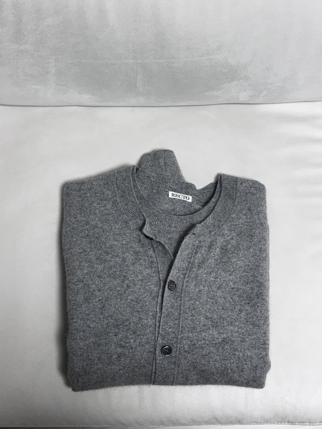 렉토 25FW 레이어드 니트 가디건 M 상품이미지1